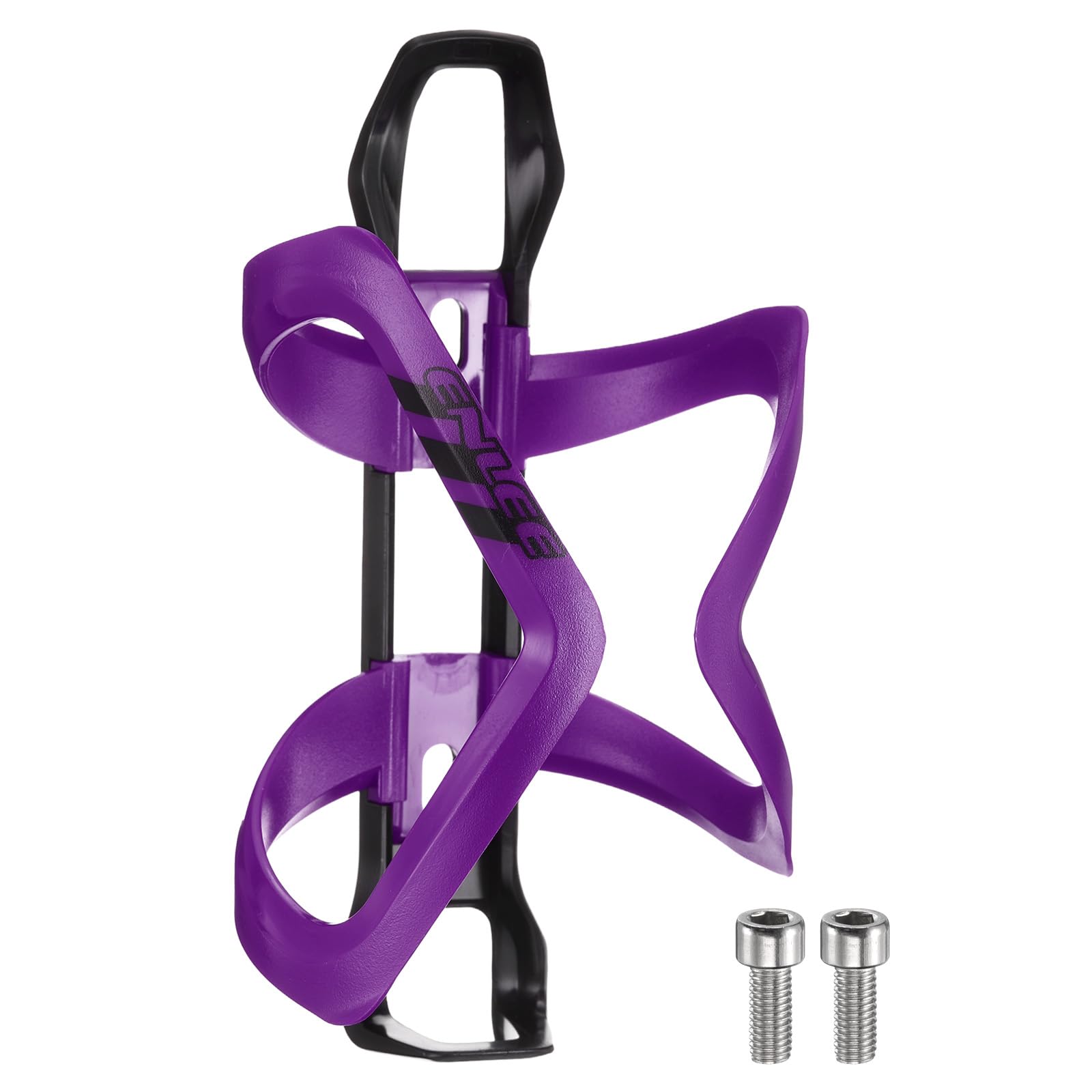 sourcing map Bicycle Water Bottle Holder Adjustment Right Load Bike Bottle Cages Cycling Cup Holder for MTB Road Gravel, Purple