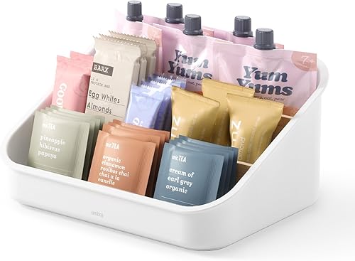 Umbra Bellwood Organizador de encimera, naturalblanco