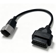 OBD Diagnostic Adapter Cable 6 Pin to OBD2 16 Pin for BRP CAN AM Moto