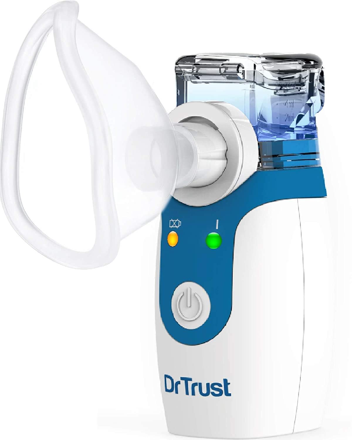 Dr Trust Portable Ultrasonic Mesh Nebulizer Machine Cool Mist Inhaler for Children and Adults (White)-404 (B0DBHZZPNP) Amazon Price History, Amazon Price Tracker