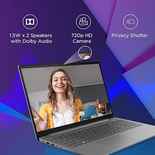 Miniatura 2 de Lenovo Laptop Ideapad 3i 2023, pantalla táctil FHD IPS de 15.6 pulgadas, procesador Intel Core i5-1135G7, 20 GB de RAM, SSD de 1 TB, gráficos Intel