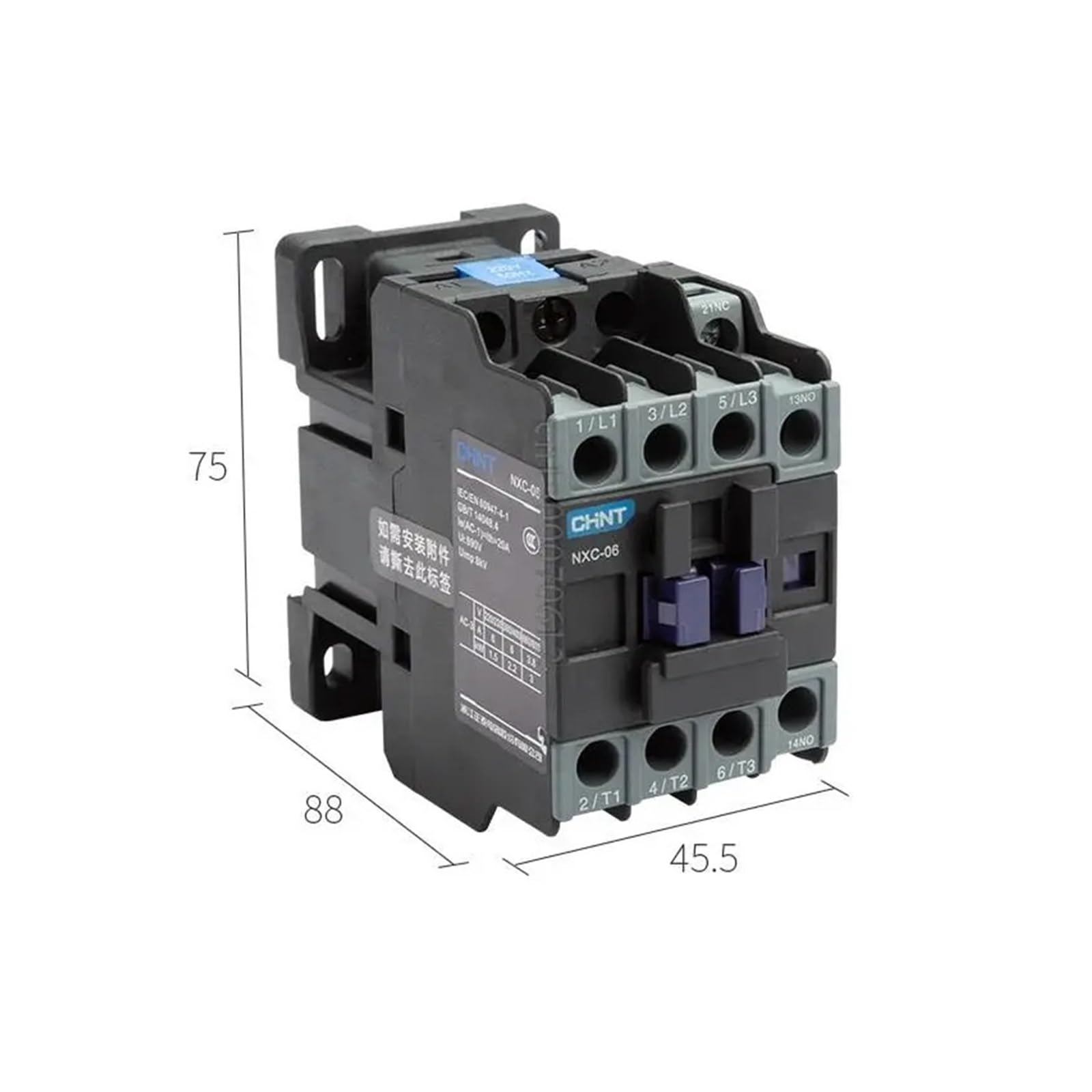 NXC-09 12 18 25 32 38 CJX2 LC1D NXC magnetyczny stycznik AC AC24V 36V 110V 220V 380V 9A / 12A / 18A / 25A / 32A | NXC Magnetic (NXC-12,220V)