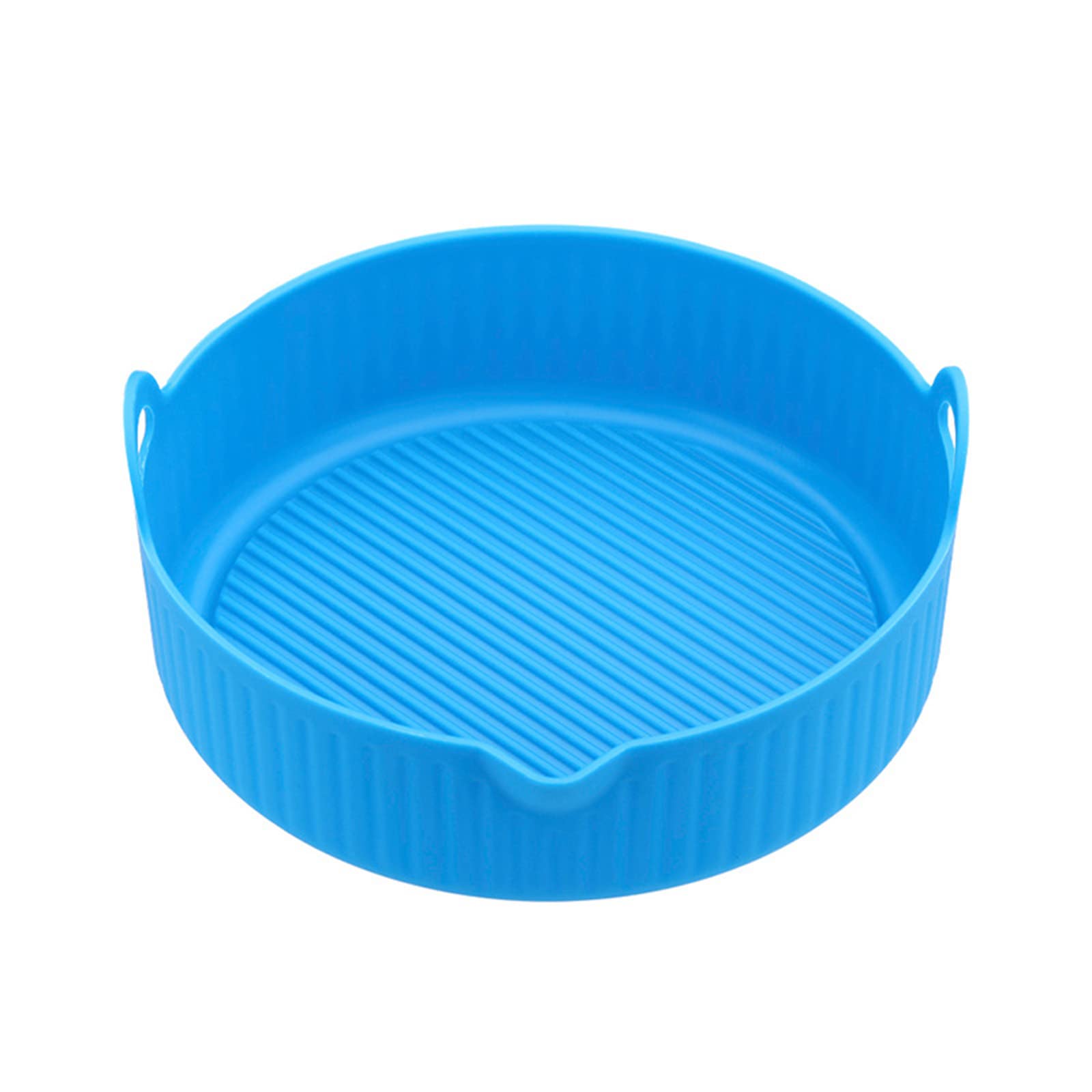 carotoe Silicone Accessories Round Non-Stick Silicone Air Basket Liner 3 Colors Mat for Counter