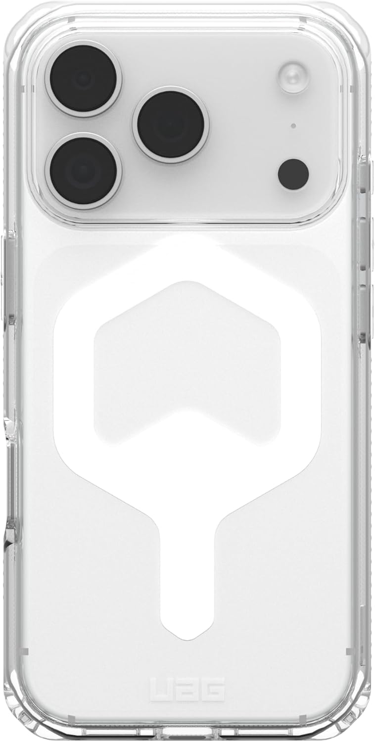 URBAN ARMOR GEAR UAG Designed for iPhone 17 Pro Case Plyo - Compatible with MagSafe Transparent Military Grade Protective Cover, Ice/White