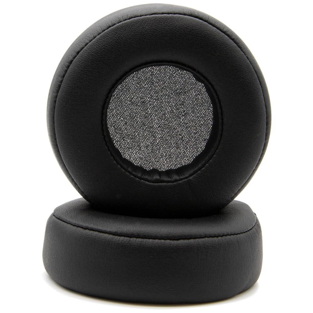 Replacement Earpads Compatible with Beats by Dr. Dre Pro Detox by MMOBIEL – Memory Foam & Protein PU Cushions – Soft Over-Ear Pads – Black