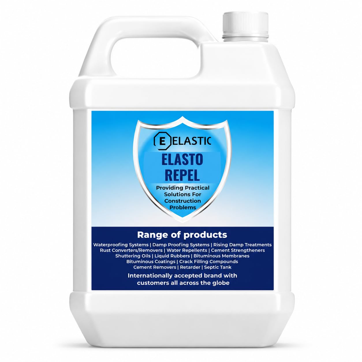 ELASTIC REPEL Masonry Water Repellent with Advanced Silane Siloxane Technology, Deep Penetrating Waterproofing Treatment for Brick Concrete Stone & Facades, Invisible Breathable Protection (5 Litres)-image-3