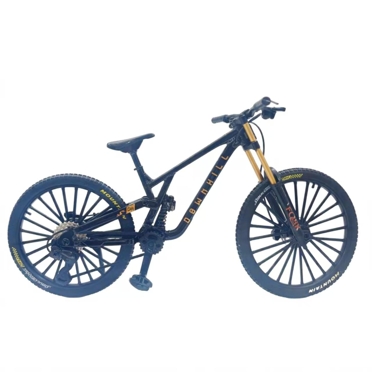 1: 10 ratio die cast alloy mini BMX mountain bike finger bike model toy desktop decoration craft suitable for bike enthusiasts bike racers
