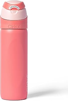 26oz StrawSip Flip Bottle, Charmed (Coral)