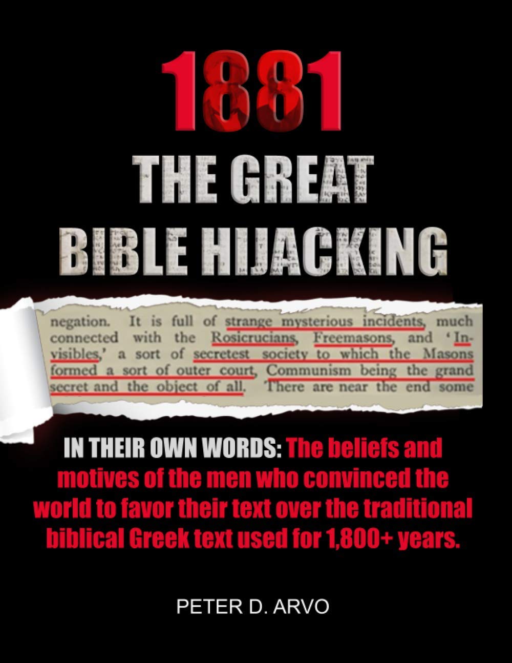 1881 THE GREAT BIBLE HIJACKING