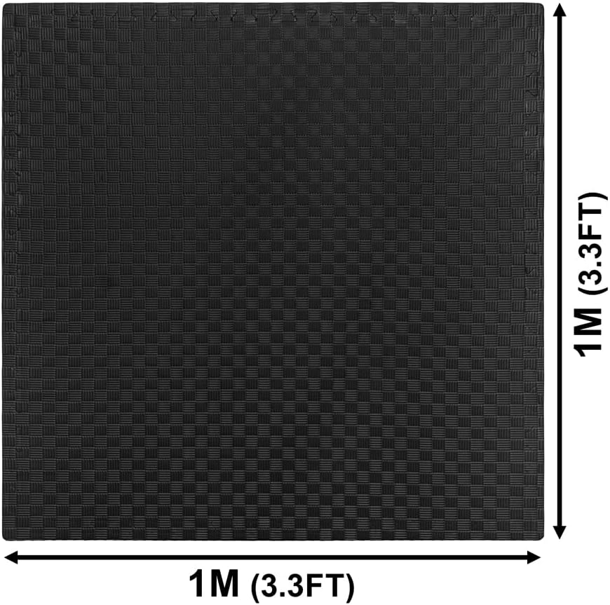 FORZA Reversible All-Purpose Foam Mats | Interlocking EVA & PE Foam Flooring for Martial Arts, Gyms, and Home Use – 0.8in & 1.6in Thickness