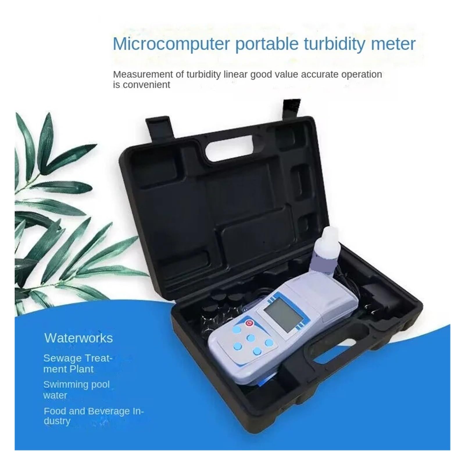 Turbidimètre intelligent à lumière diffusée, turbidimètre for eau de piscine Usage domestique