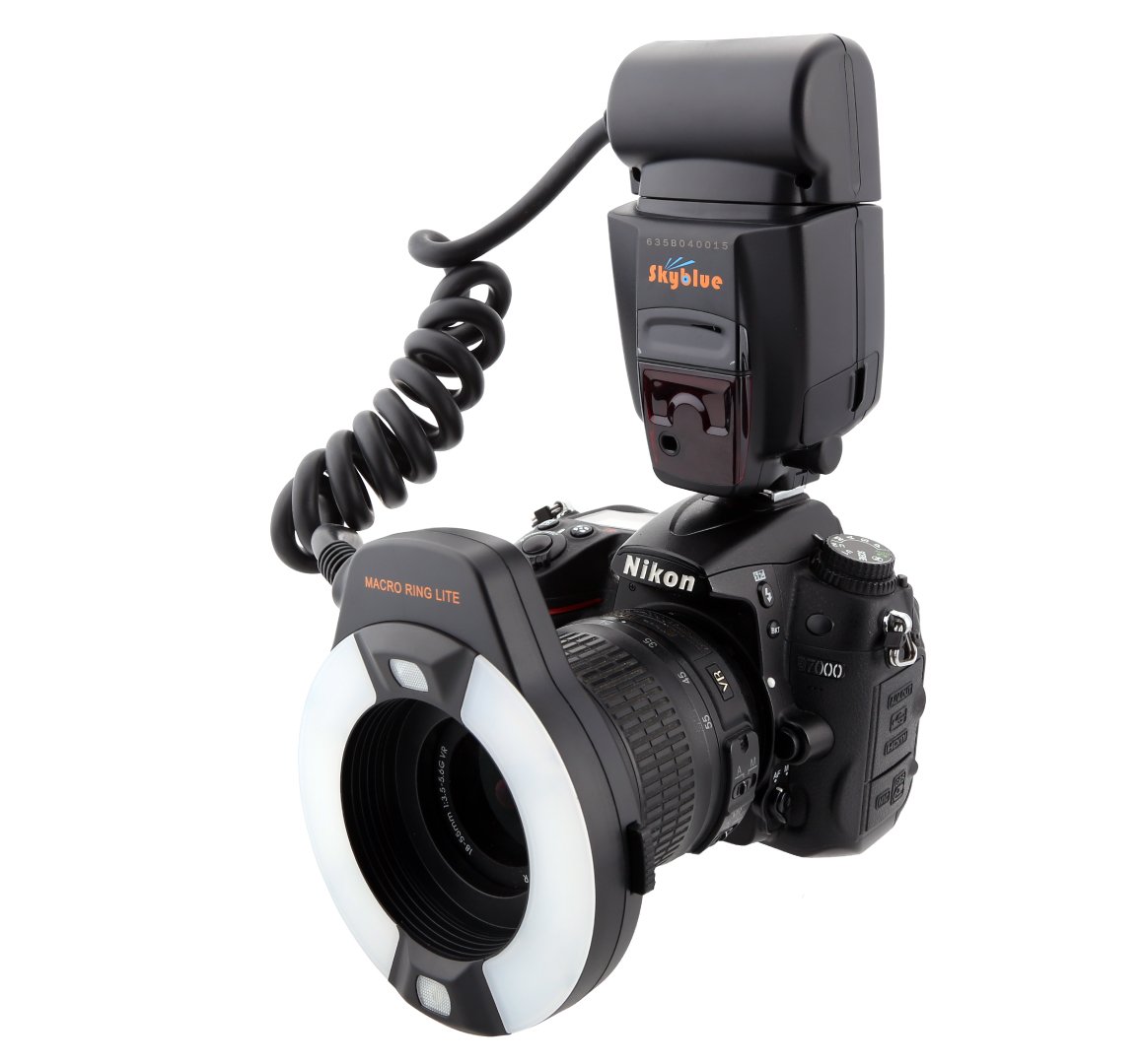 MEIKE FLASH ANULARE TTL MK-14EXM PER FOTOCAMERE REFLEX NIKON