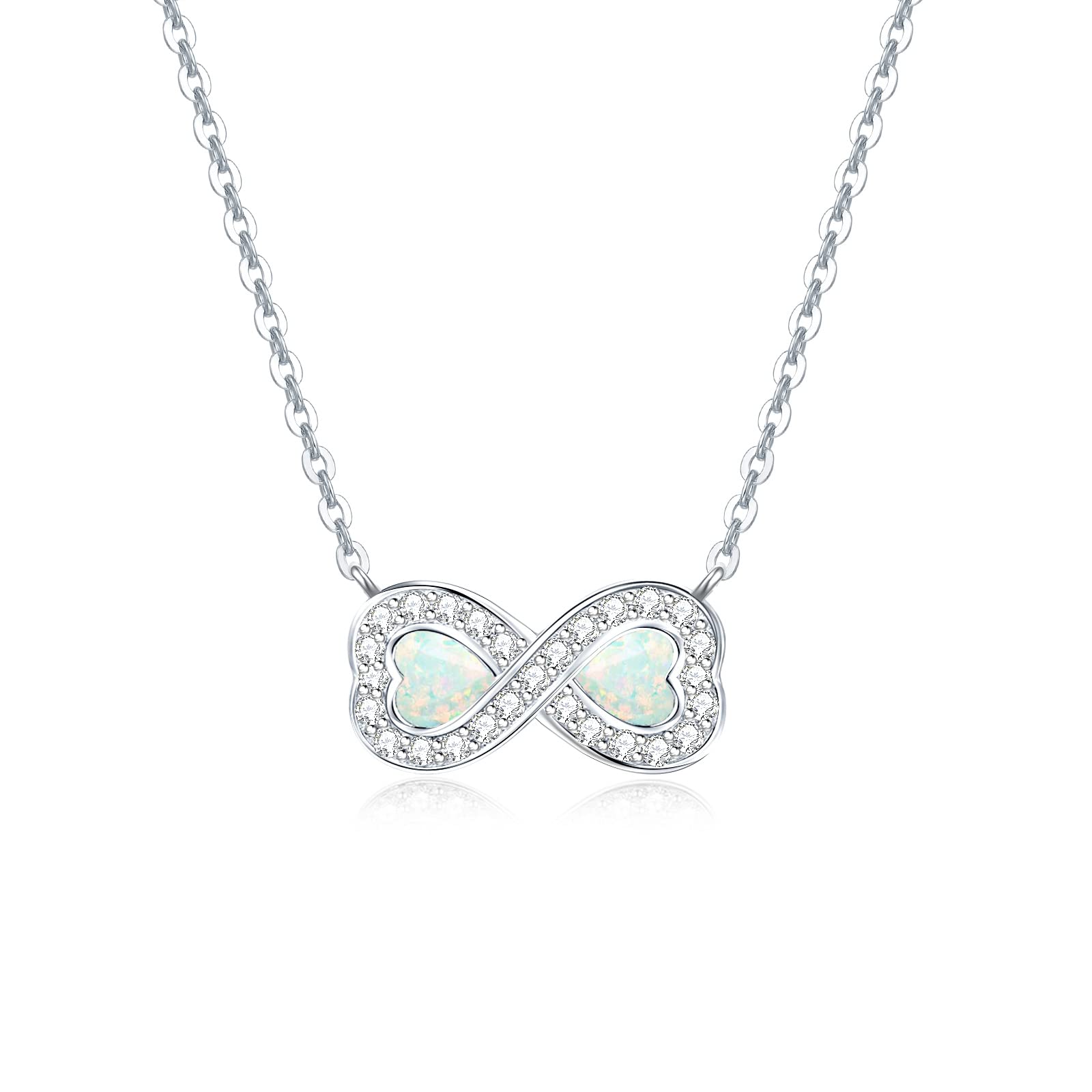 FANCIME Collana da donna, in argento Sterling 925, con cuore | FindTheDeal