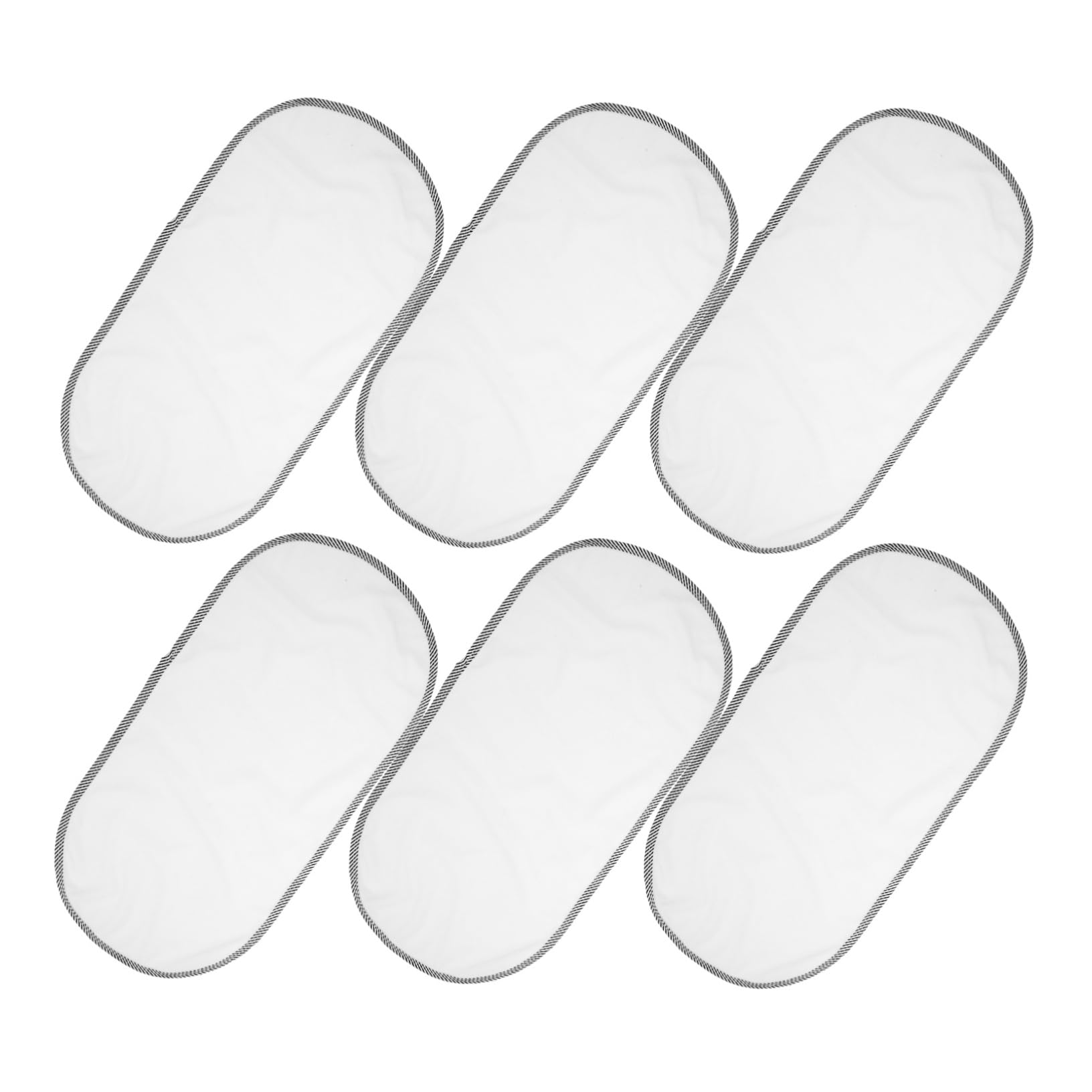 HEMOTON Tappetino Fasciatoio Portatile Set 6 Pezzi per Ragazzo Ragazza in Cotone Morbido e Riutilizzabile per Viaggi e Cambio Pannolino
