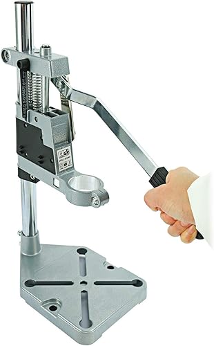 Miniatura 9 de Soporte de prensa de taladro ajustable para taladro herramienta de reparación de banco de trabajo, herramienta de soporte universal de abrazadera de