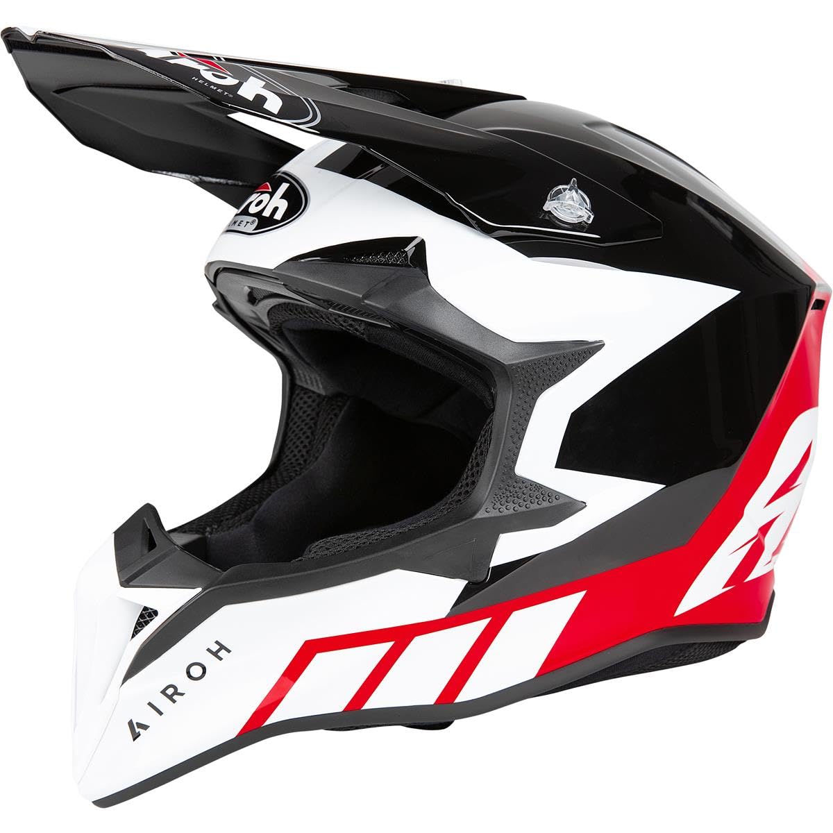 CASCO AIROH OFFROAD WRAAAP RELOADED RED GLOSS XL