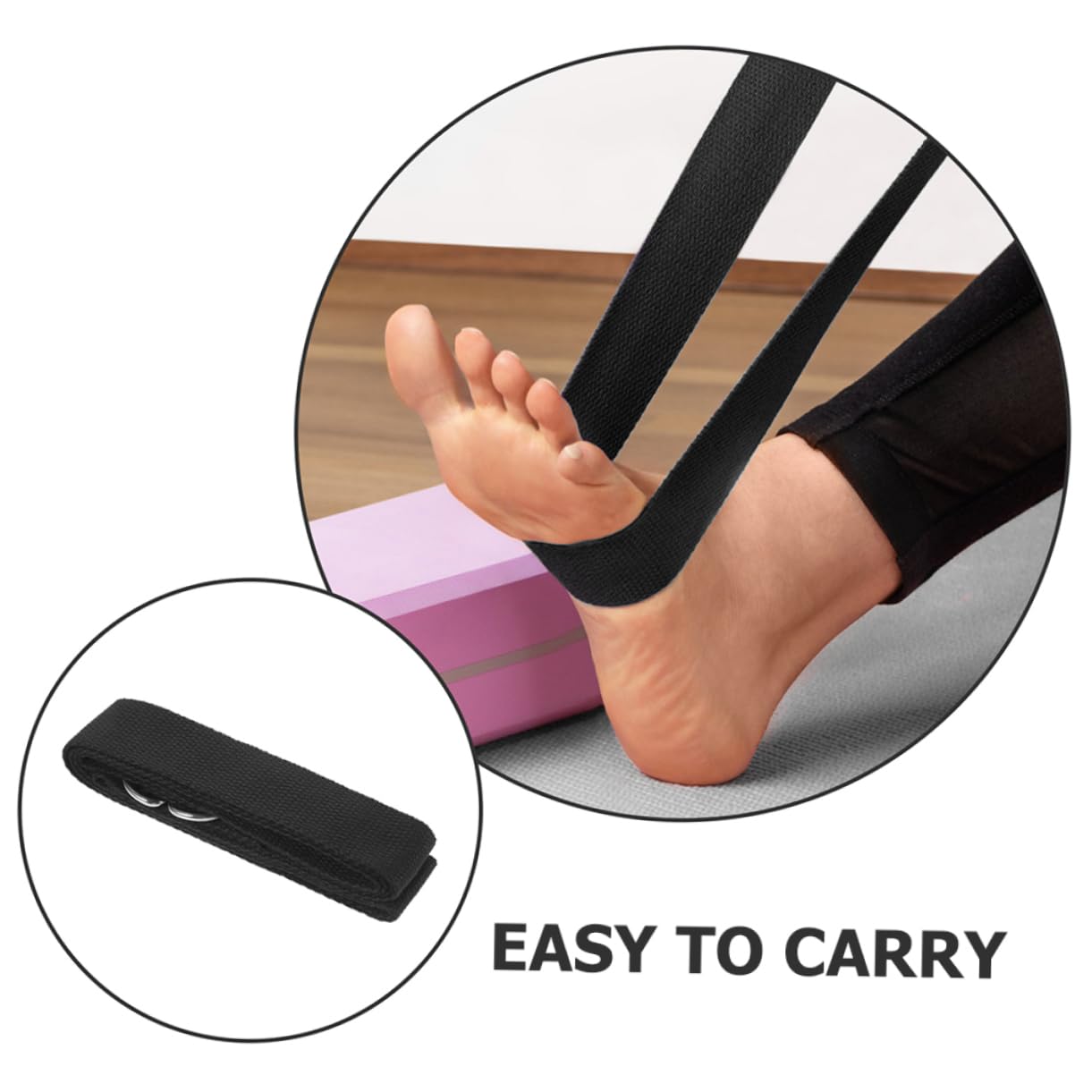 10stücke Wiederverwendbare Yoga Bänder Verstellbare Nicht Elastische Yogagurte Für Effektives Stretching Und Pilates-training Für Fitness Und Zuhause