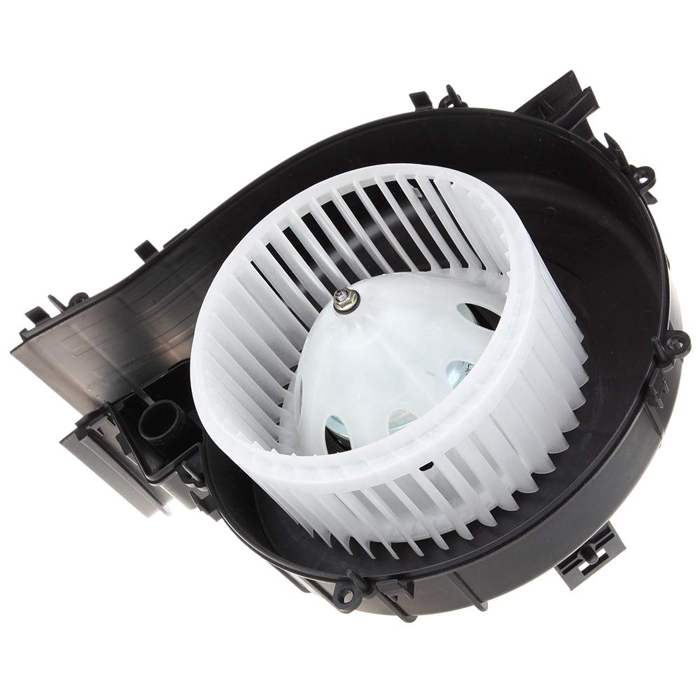 SCITOO AC Heater Blower Motor w/Fan HVAC Resistors Blower Motor Front