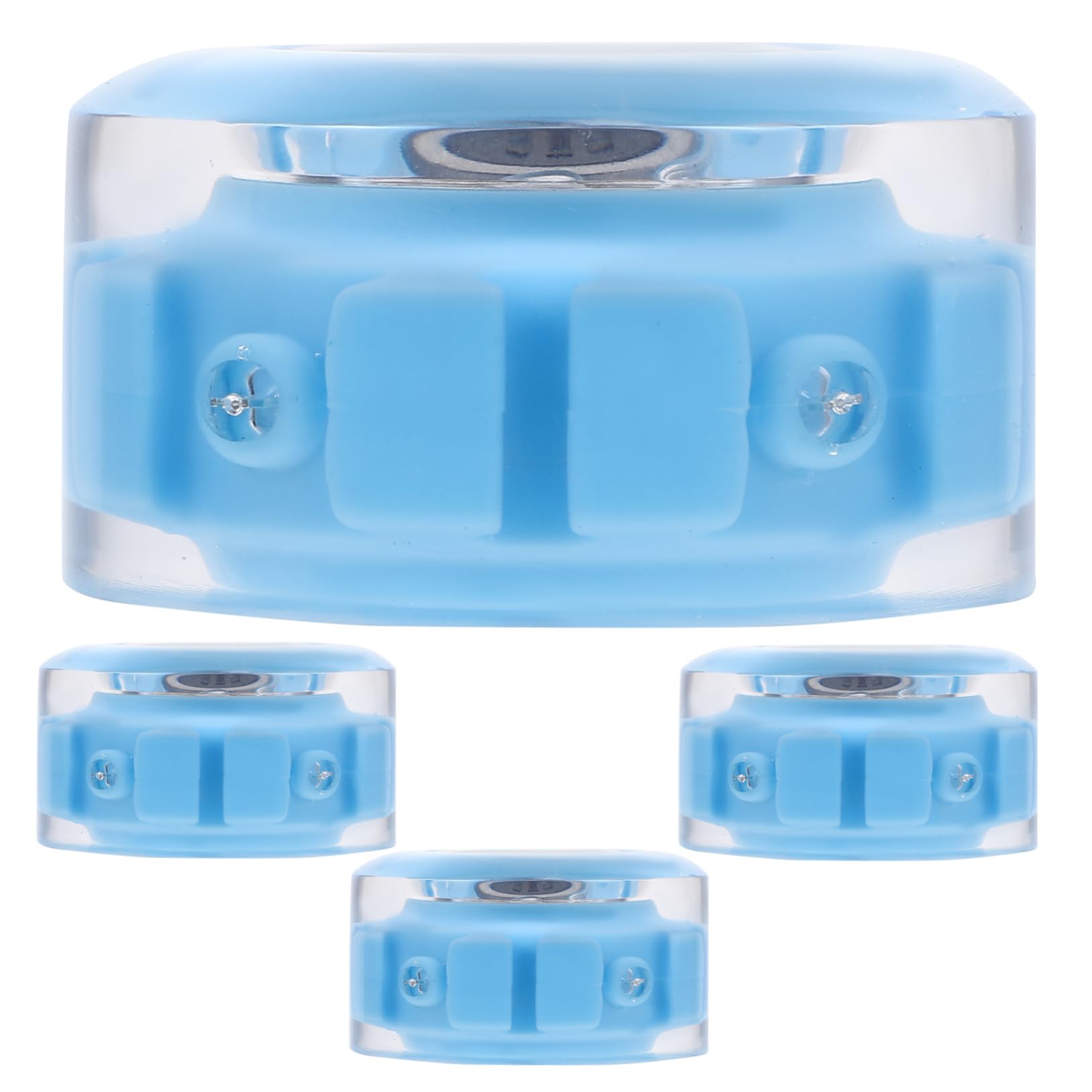 BRIGHTFUFU Pu Material Roller Skate Outdoor Wheels for Skates Stylish Wear-resistant Easy to Install