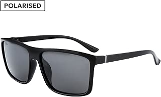 Winstonne Mavericks Men's Square Polarized Sunglasses - WNPO1006 57-17-130mm