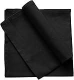 Photo Gallery set di 12 tovaglioli di stoffa (45,7 x 45,7 cm), 100% cotone, per uso quotidiano, di alta qualità, con angoli squadrati, ultra morbidi, perfetti per la cena, colore: nero the home talk Photo Gallery set di 12 tovaglioli di stoffa (45,7 x 45,7 cm), 100% cotone, per uso quotidiano, di alta qualità, con angoli squadrati, ultra morbidi, perfetti per la cena, colore: nero the home talk