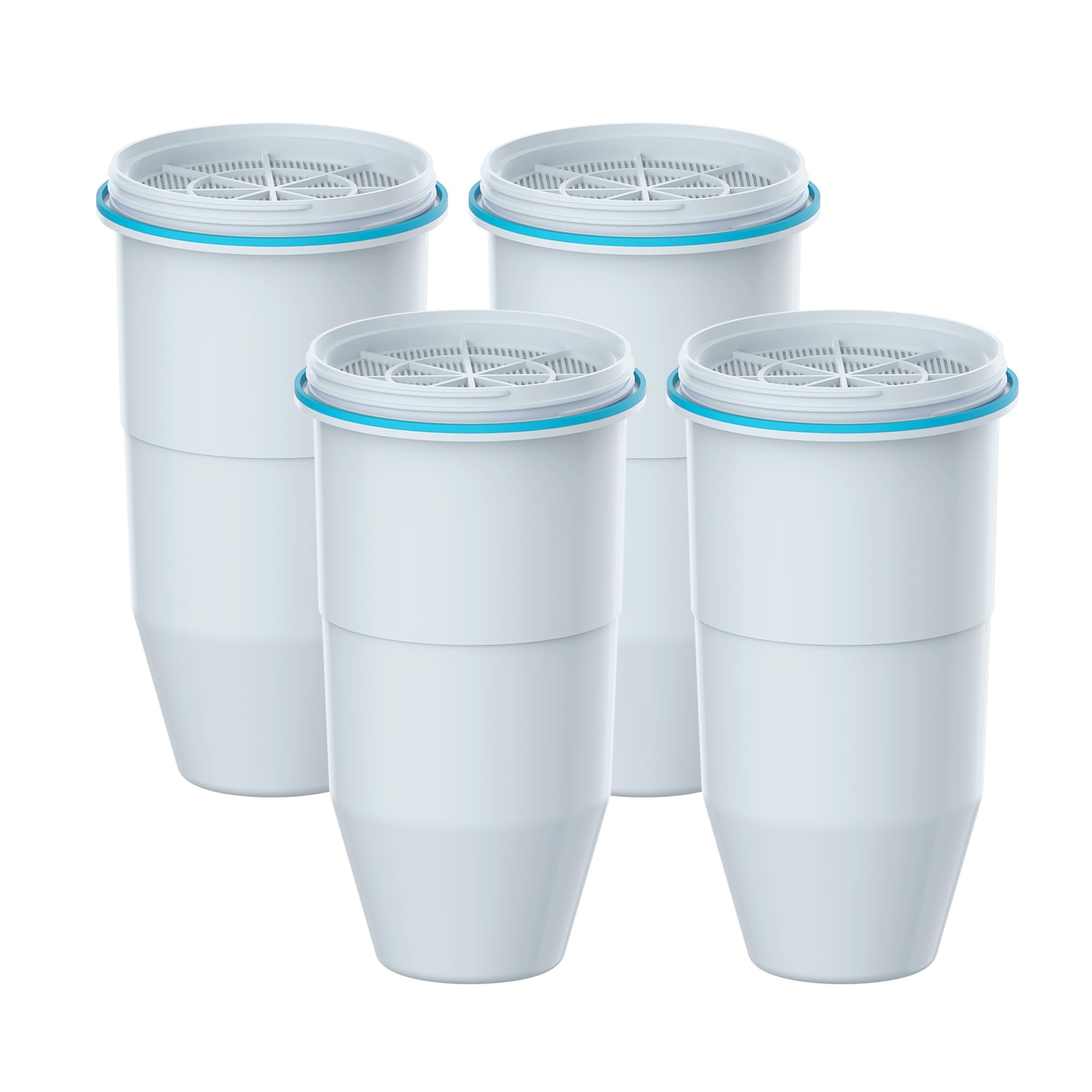 Waterdrop Water Filters, Compatible with ZeroWater® Pitcher and Dispenser, Reduces Chlorine, PFOA/PFOS, TDS and More, 4 Pack