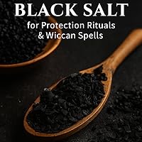 Vista 4 de Sal negra para rituales y hechizos de protección de Wicca, 1 oz