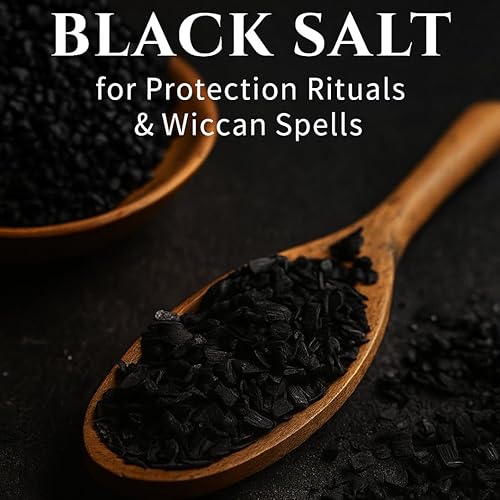 Miniatura 4 de Bless International Black Salt for Wiccan Protection Rituals and Spells, 1 Oz(Ounce)