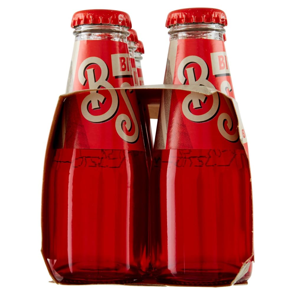 Bitter Salfa Lot de 24 bouteilles jetables en verre pour apéritif italien sans alcool 10 cl + 1 boîte de thé glacé San Benedetto au citron sans sucre 330 ml