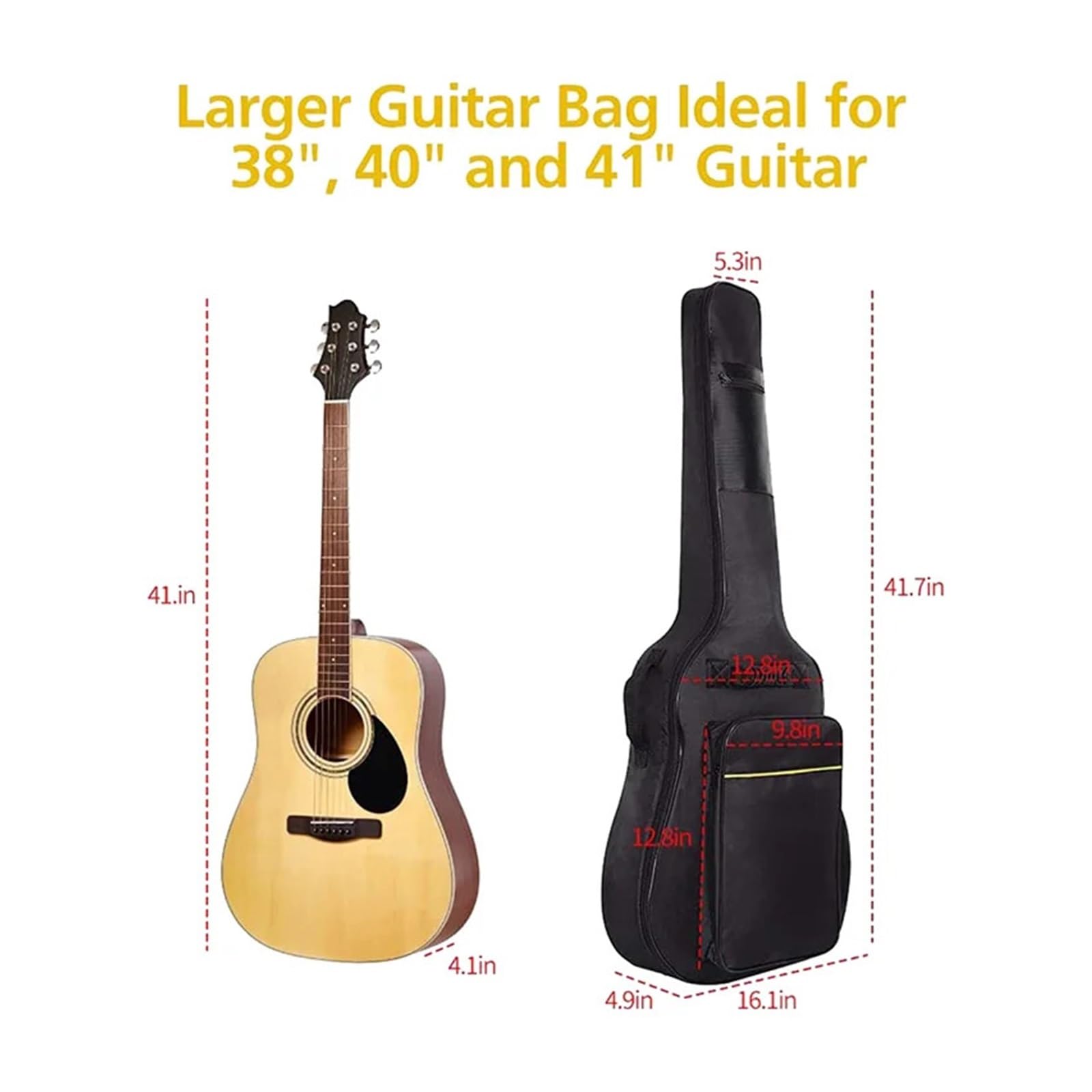 Funda Guitarra Estuche for Guitarra acústica clásica (2 Unidades)