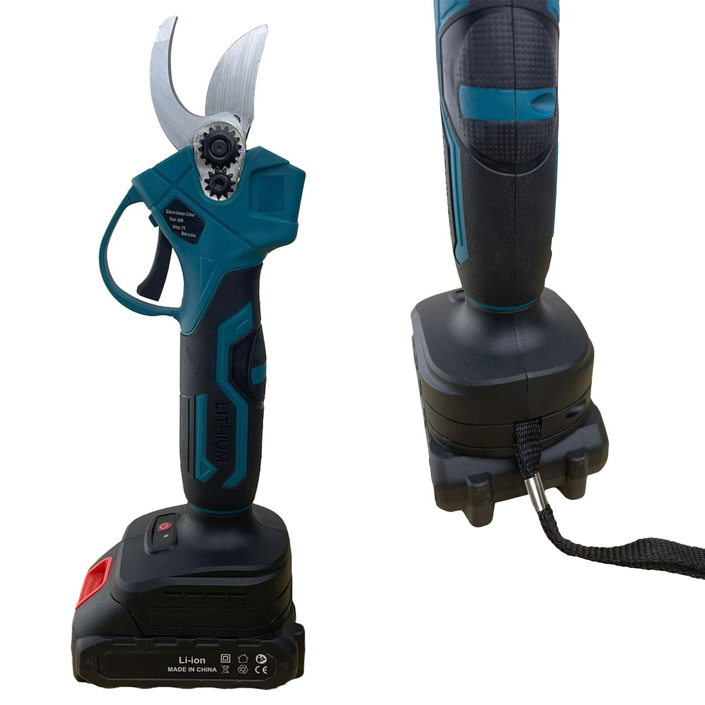 Set di Potatura a Batteria 21V Forbici e Motosega da 6 Pollici con 2 Batterie, Accessori e Valigetta Inclusa