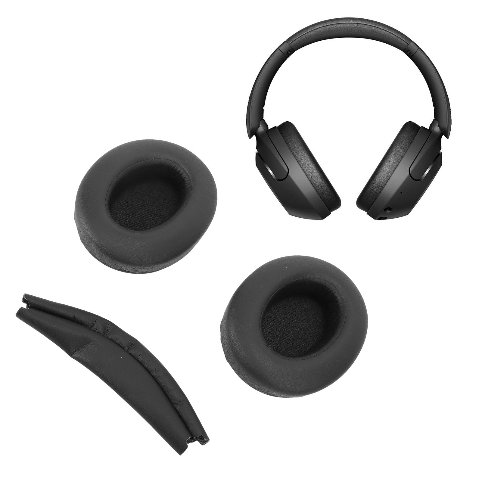 Cryfokt Poduszki Słuchawkowe, Słuchawki EARPADS PROMETY PROMETOR PITA GRYBY SOLEPROODORPROOM PROTEKORPORNIKA PROFORMOWA DO WH XB910N (BLACK)