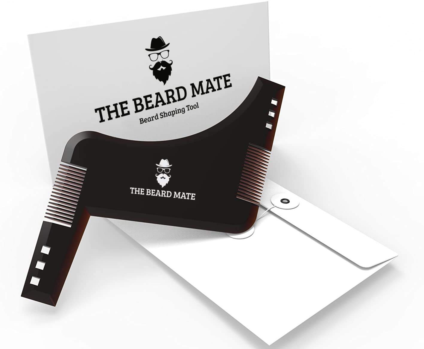 Beard Shaping Tool Template. Beard Shaper Tool Plus Comb for line up