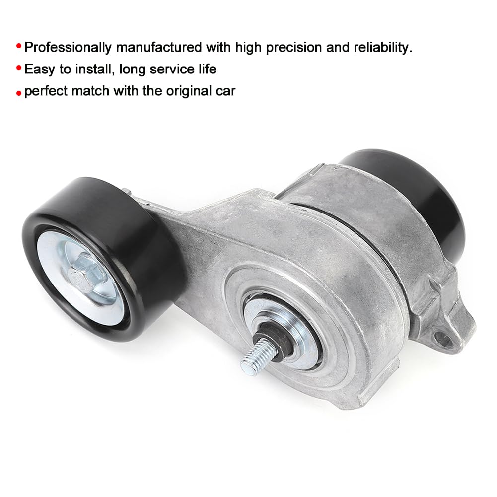 Kikumi Polea Tensora de Correa de Distribución Polea Loca Tensor Automático 31170-A01 con Aleación de Aluminio Apto para Odyssey Pilot Ridgeline MDX RL TL Z