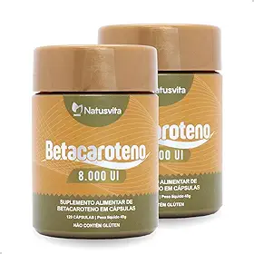 Kit 2und 240 cápsulas Betacaroteno 8.000 UI (8X + Concentrado)