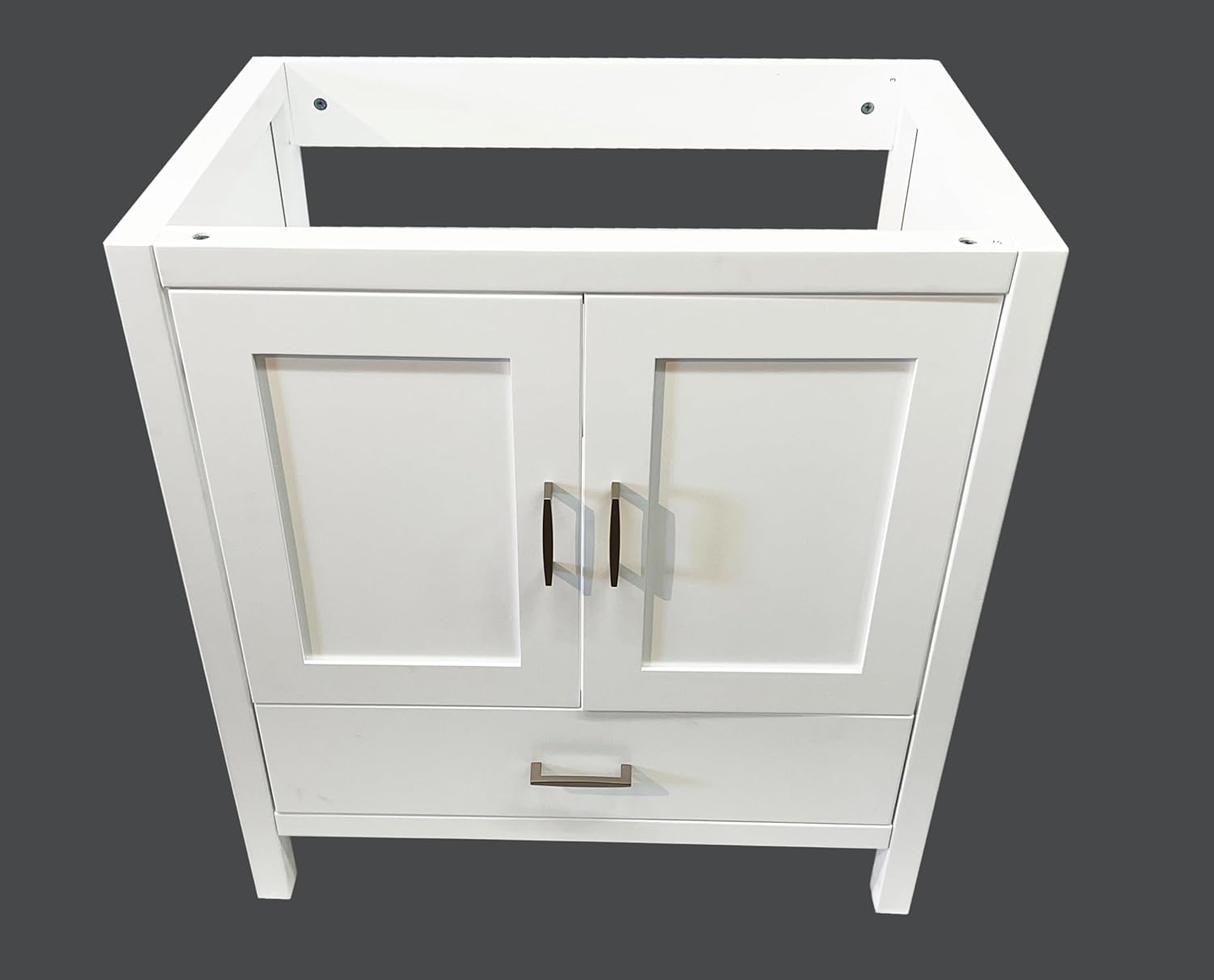 36" White Shaker Single-Sink Bathroom Vanity Base Cabinet CA-V3621-WH