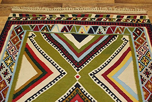 ORNAMENT LAGERVERKAUF 165X290 cm KELIM Nomadenteppich Semi Antik Handgewebt Läufer Kilim Kaukasus Anatolien Antik… – Bild 3