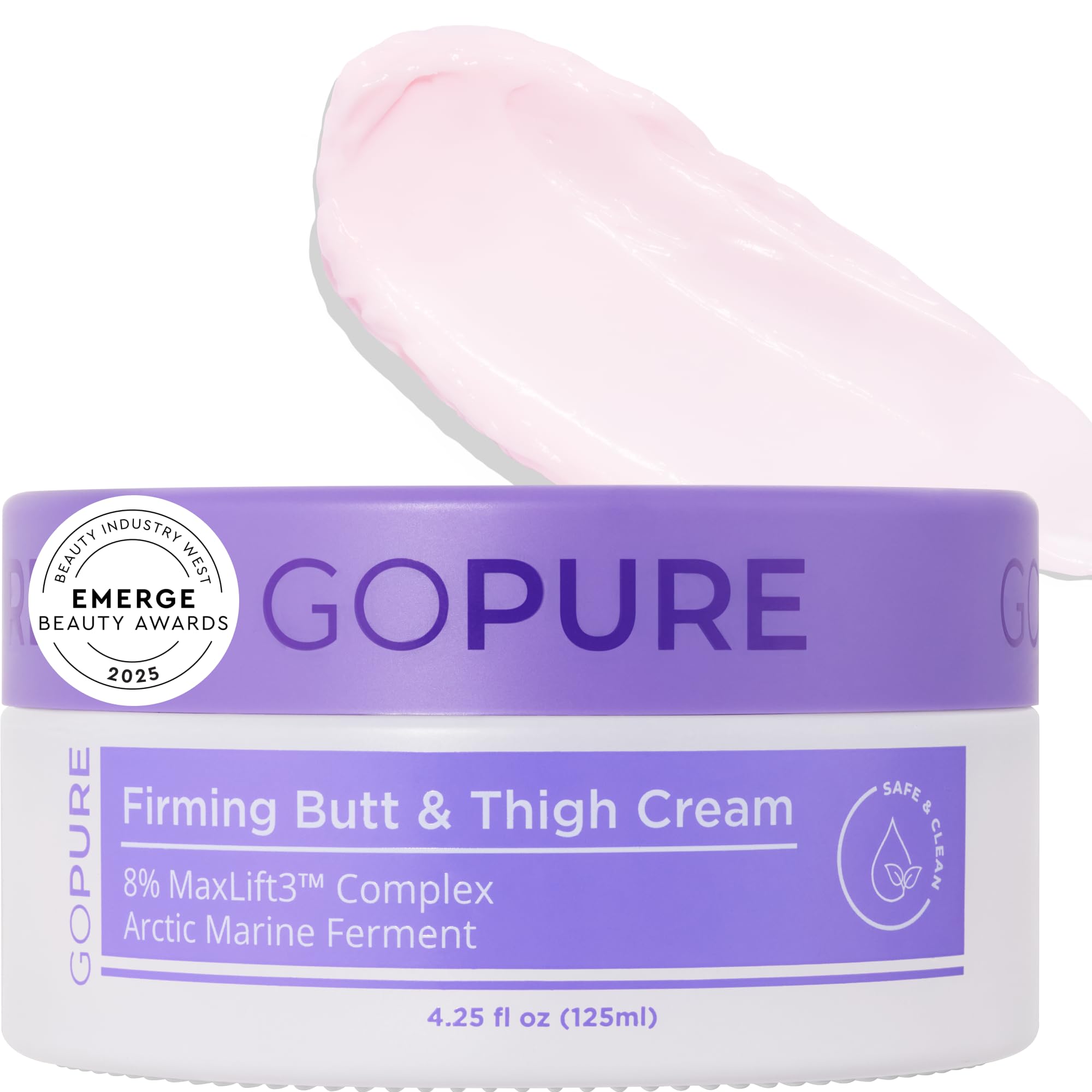 Firming Butt & Thigh Cream – Smooths the look of dimpled texture, fades the look of stretch marks - Clinically Tested