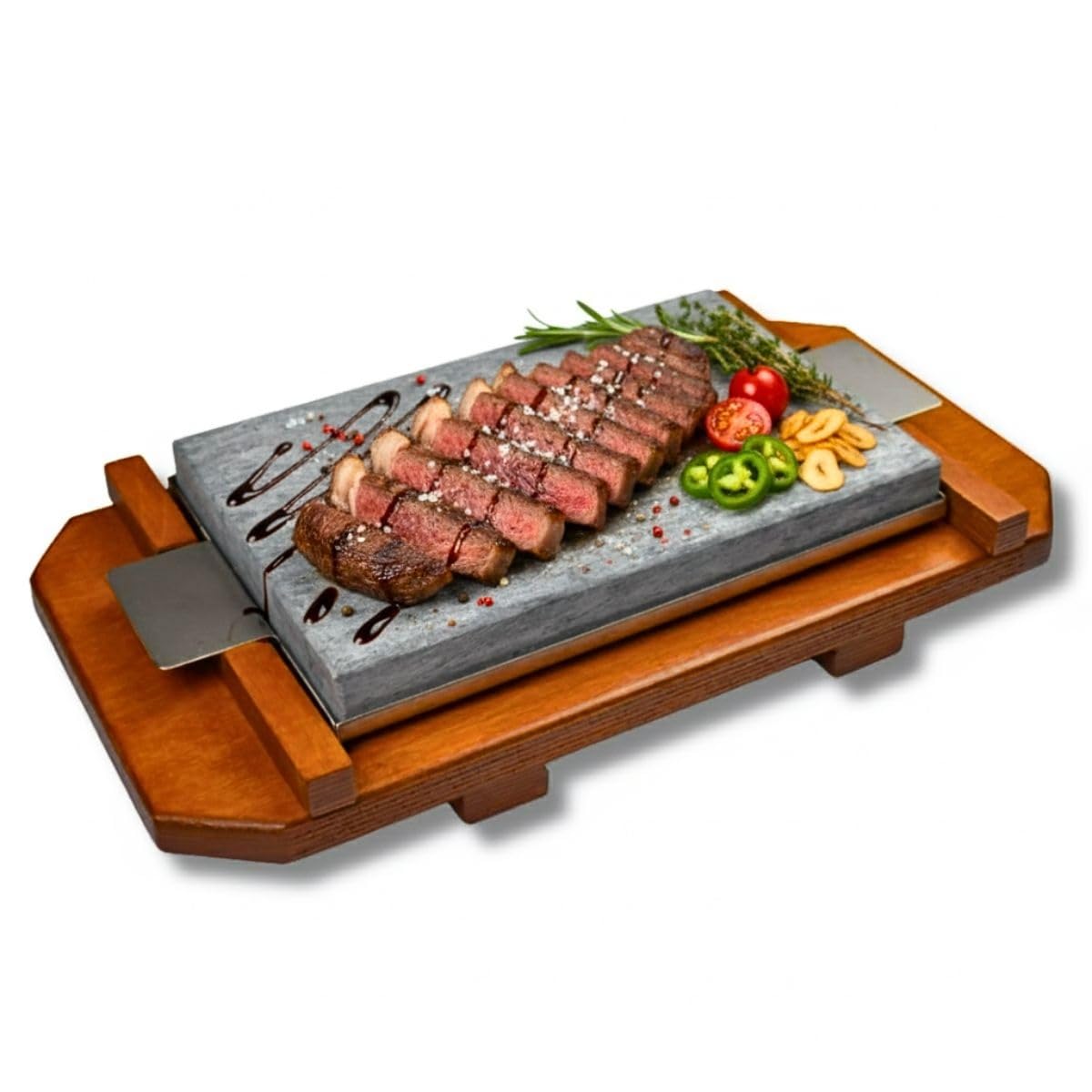 Piedra para Carne de20x30 cm Modelo Rustic Roble CT