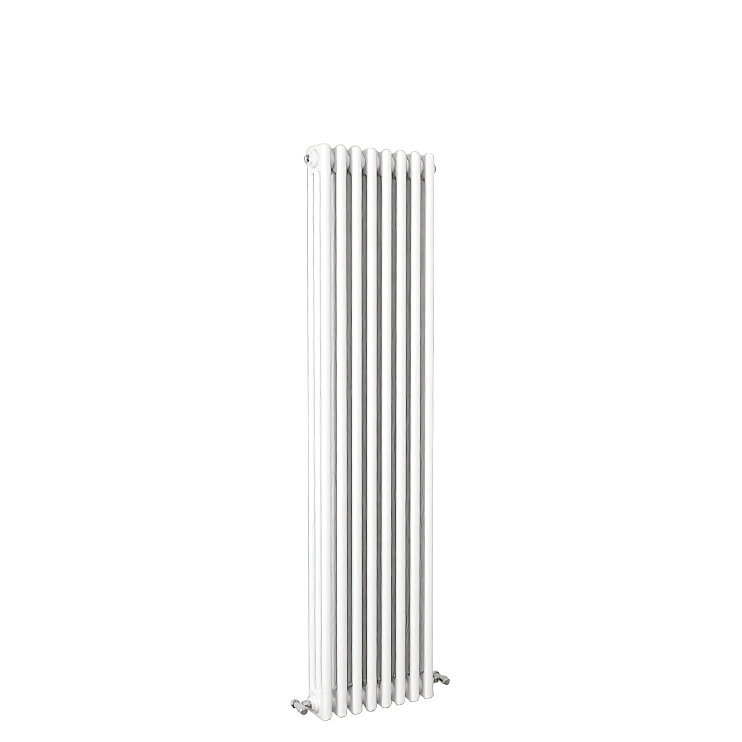 SLINE SANITARY Traditional 3 Column Cast Iron Style Radiator Vertical White 1500x380mm