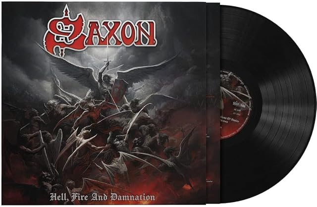 Hell, Fire And Damnation por Saxon, capa do álbum