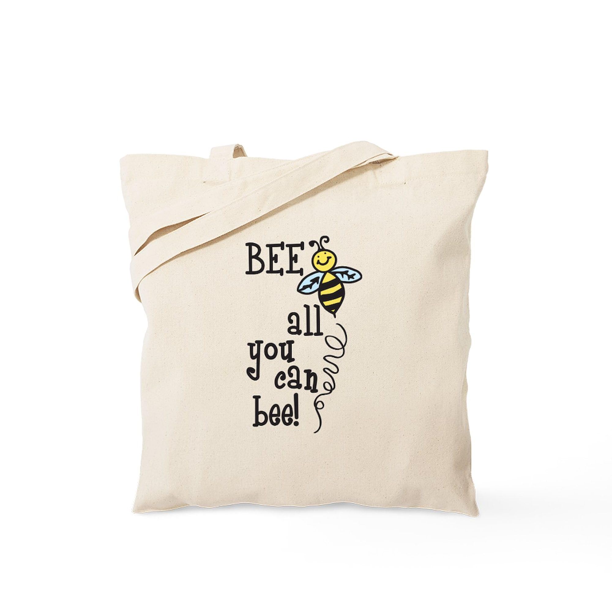 CafePress Honey Natural Canvas Tote Bag - Reusable Shopping Bag With Reinforced Handles, Two Sizes - View #2