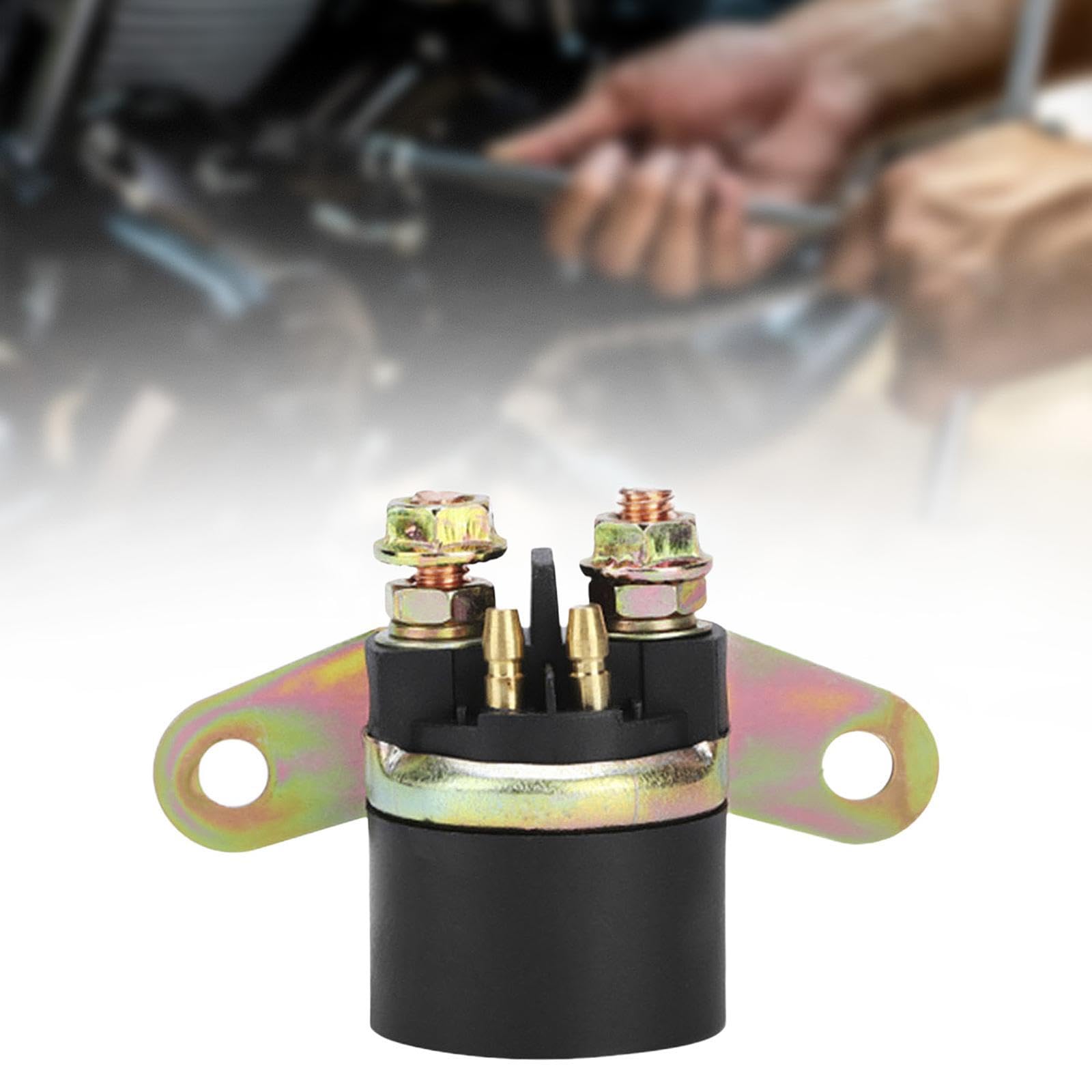 6 Piezas Relé de Solenoide de Arranque para Motocicleta de Material Metálico con Rendimiento Estable Y Conexión Eléctrica Segura Reemplaza Di, 5 piezas