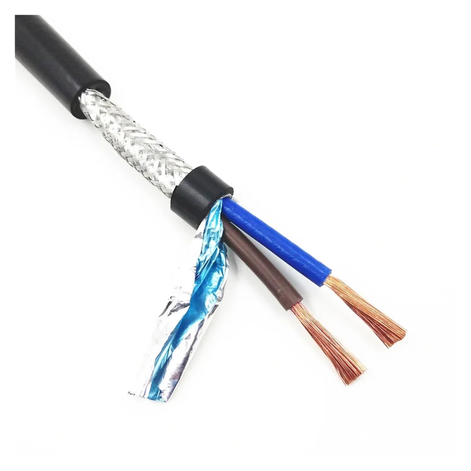 Cavo di controllo segnale schermato RVVP 2-5 core 2M