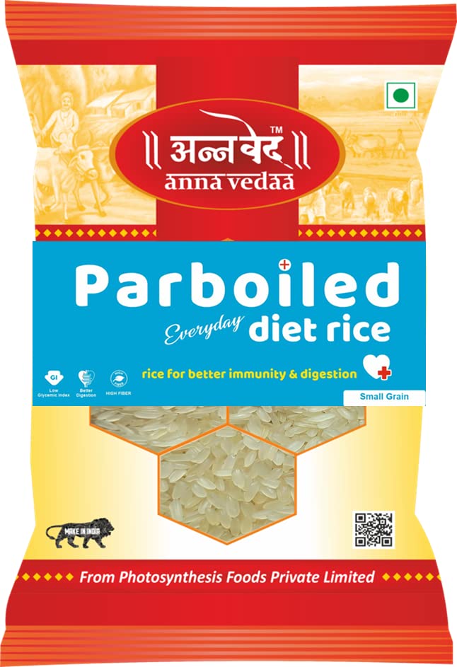Anna Vedaa Parboiled Every Day Diet Rice, Small grain 5kg