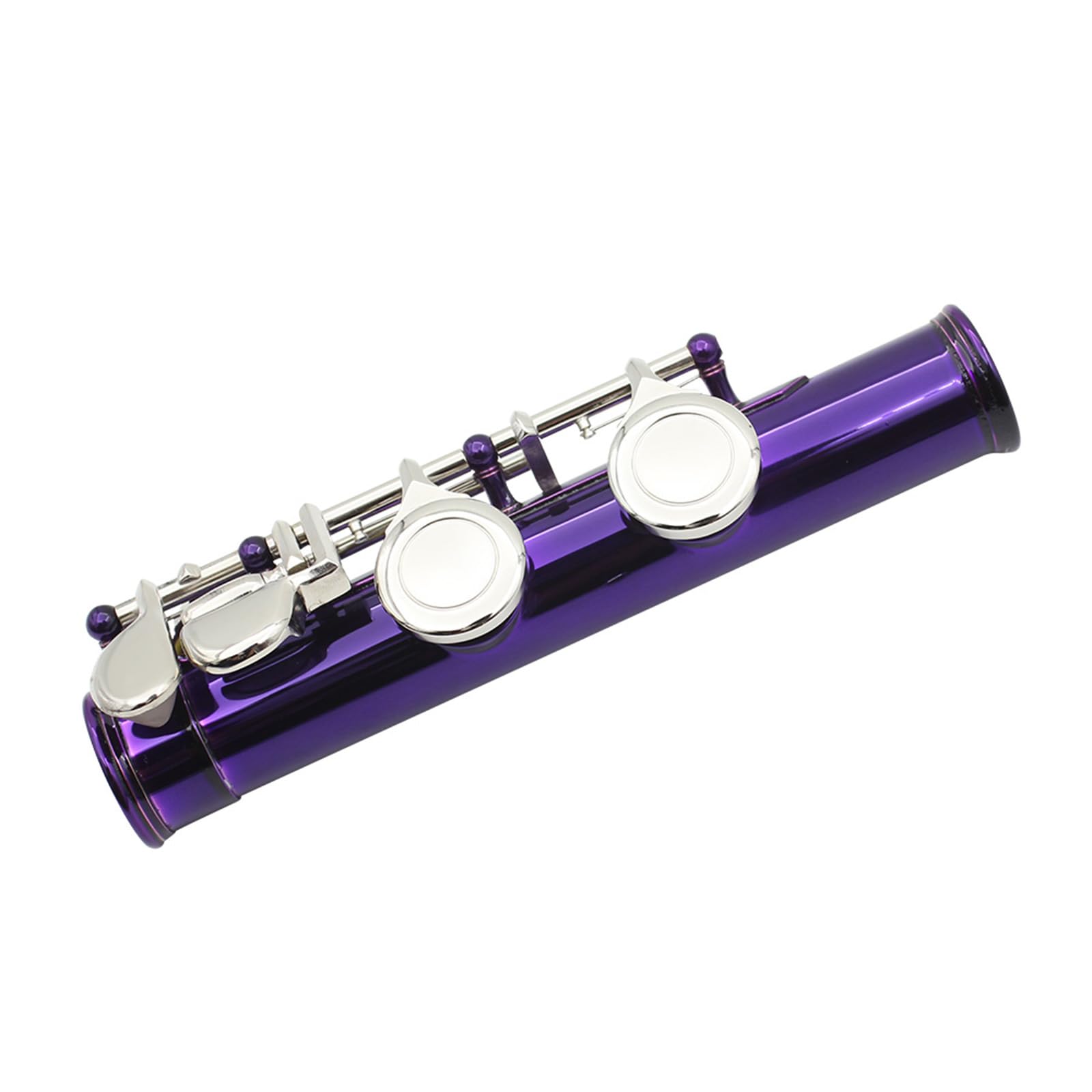 Instrumento de de madera con flauta de orificio cerrado en tono C con bastoncillo de limpieza, paño para actuaciones en y práctica Instrumento de de madera con bastoncillo de y paño