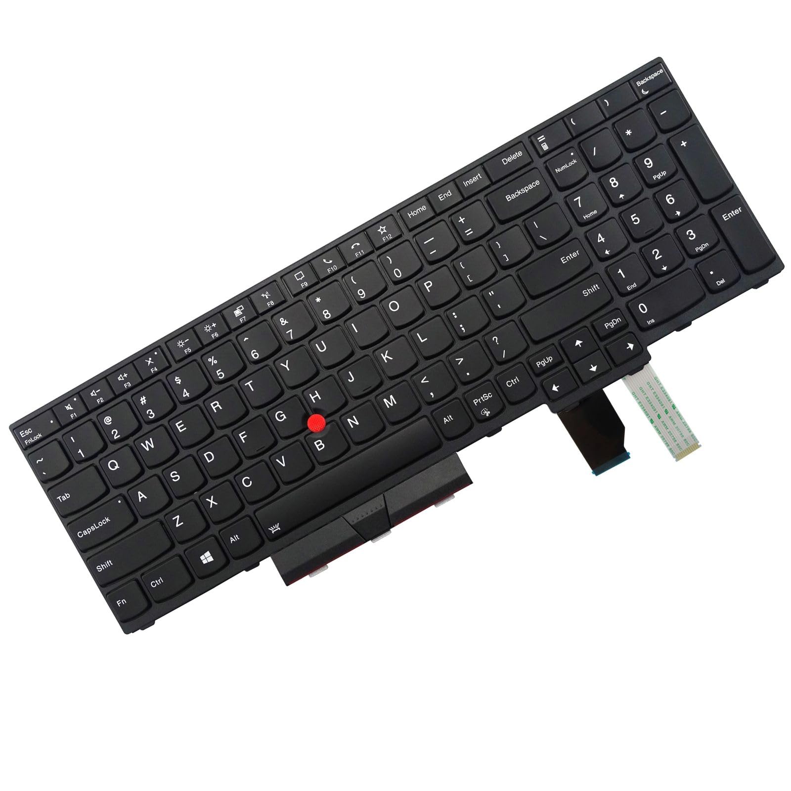 Wymienna klawiatura z podświetleniem do Lenovo Thinkpad P15 P17 (US English, podświetlana)