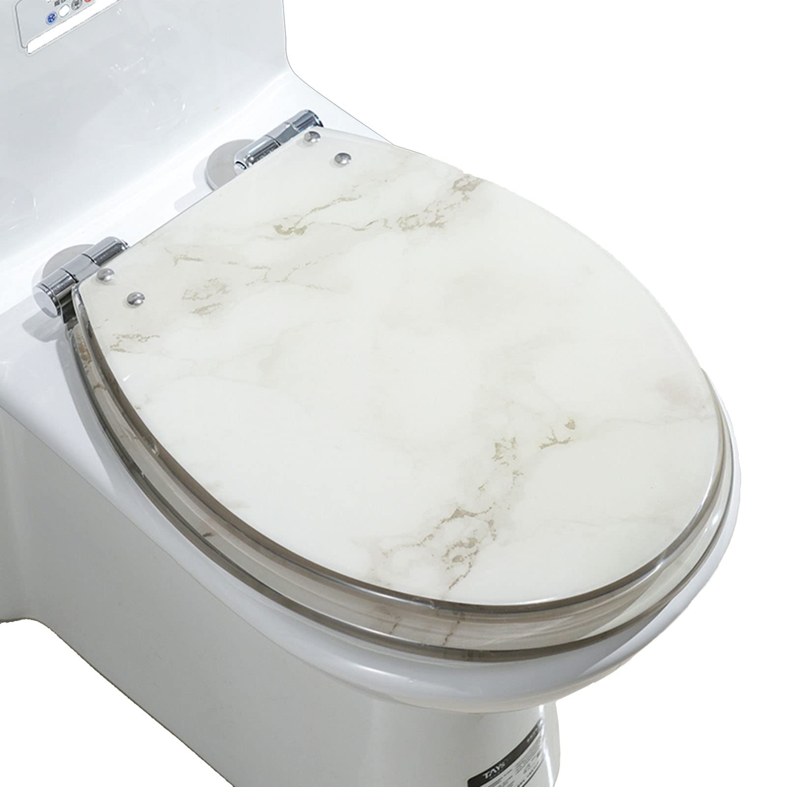 Dxpsxjl B Quiet Closing, Strong, Adjustable, Lightweight, Durable, Portable, User-Friendly, Compact, Soft, Close, Resin, Toilet, Seat, Ergonomic, Quick