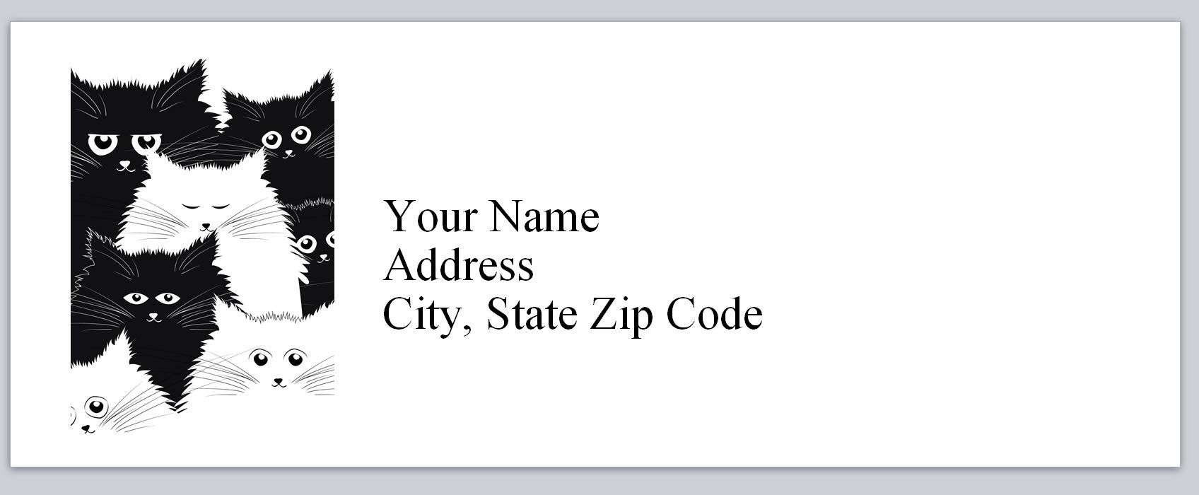 150 Personalized Dog & Cat Return Address Labels – Self-Adhesive Matte Finish, 2.75 X 1 Inch, 5 Sheets