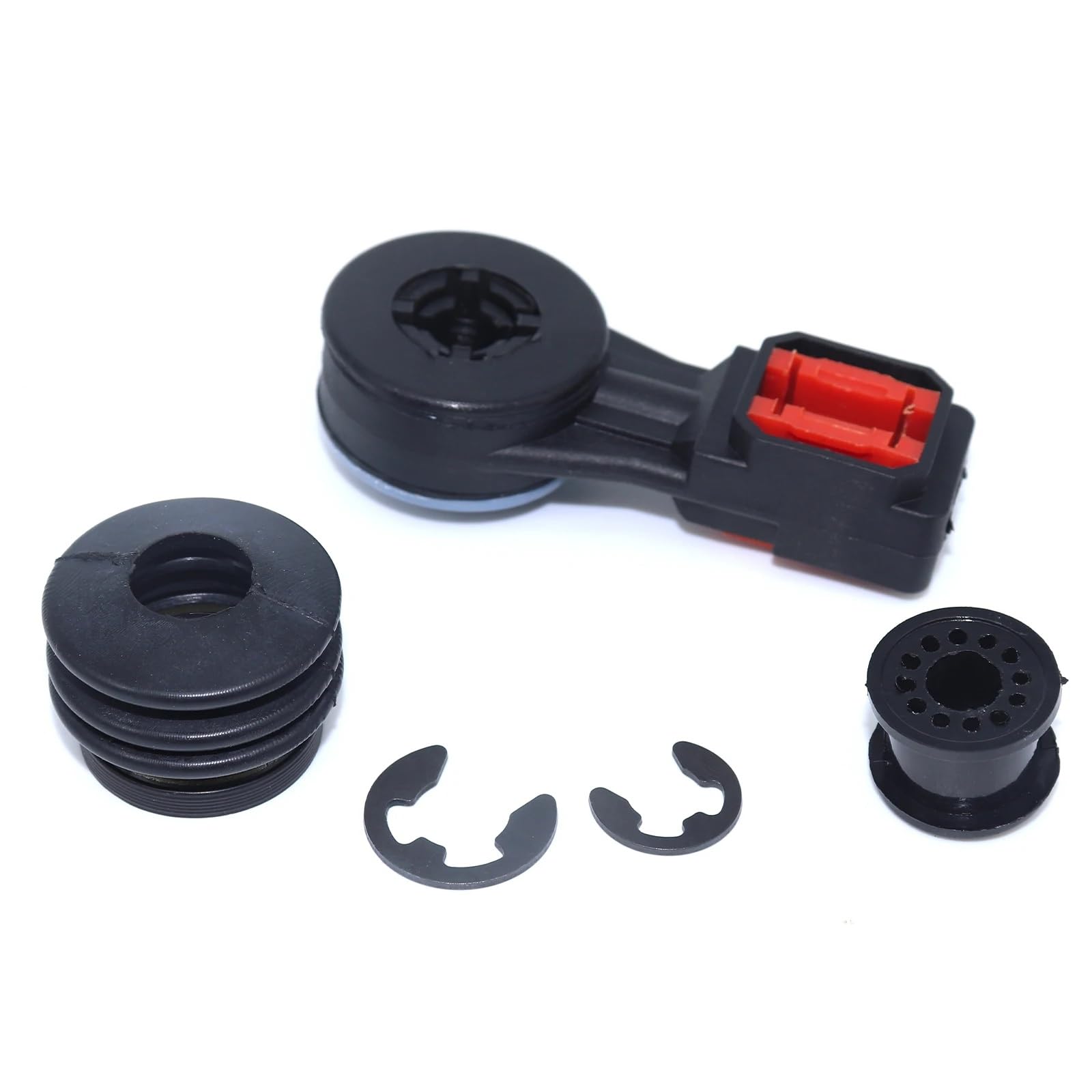 SPXLUCAR Car Shift Cable Bushing Compatible with Fiesta 2002 2003 2004 2005 2006 2007 2008 Manual Gear Shifter Cable Bushing Selector Linkage Lever End Pivot Clip